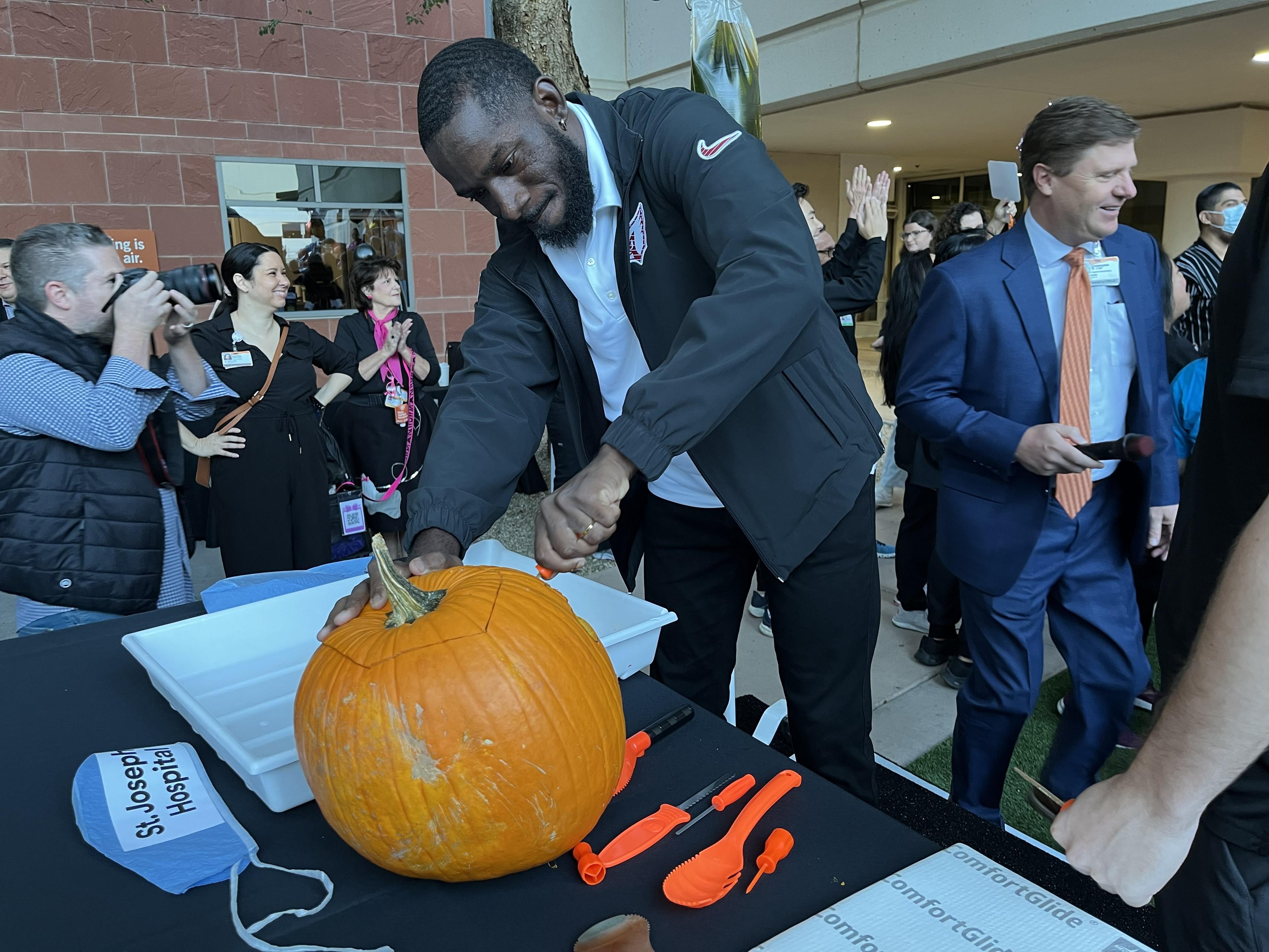St. Joseph's Physicians Carve Pumpkins, Share Safety Tips