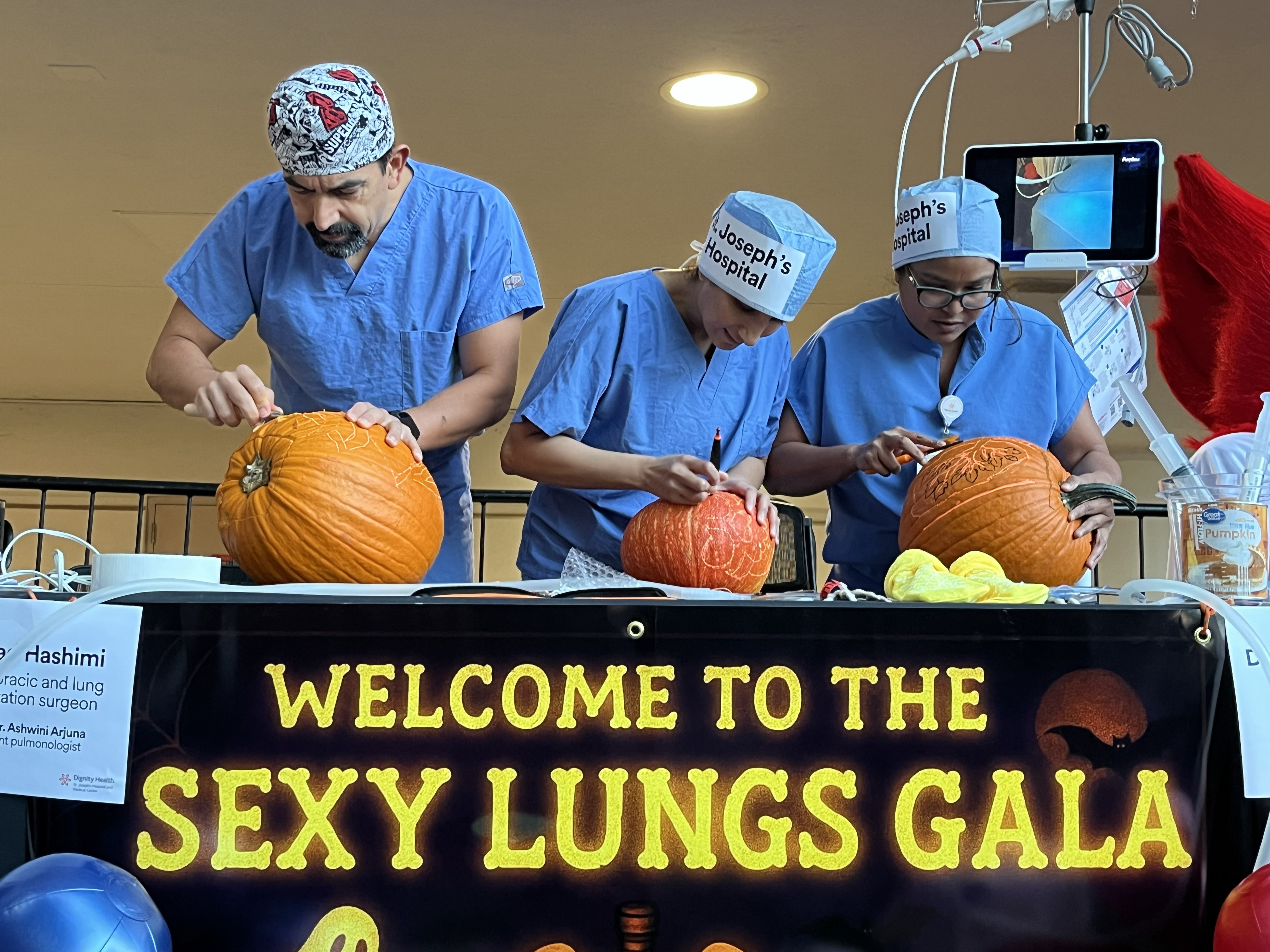 St. Joseph's Physicians Carve Pumpkins, Share Safety Tips