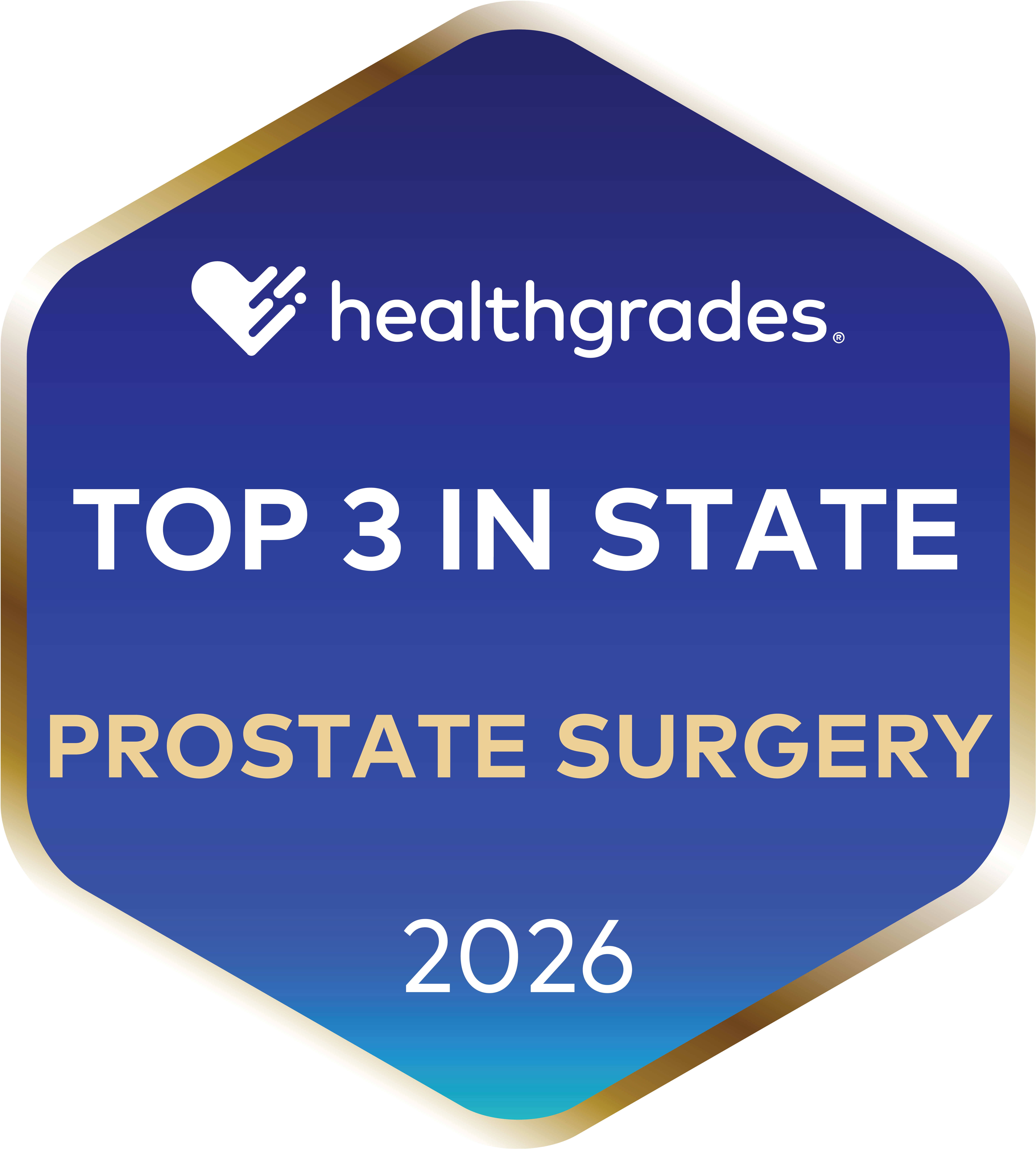 Healthgrades Top 3 In State 2026: Prostate Surgery