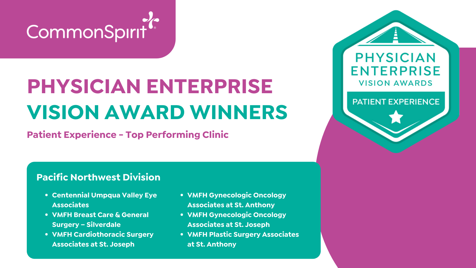 patient experience - top performing clinic