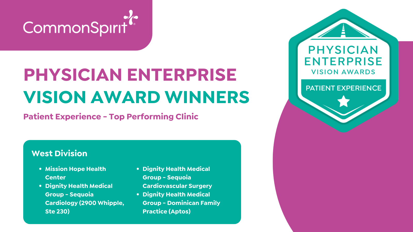 patient experience - top performing clinic