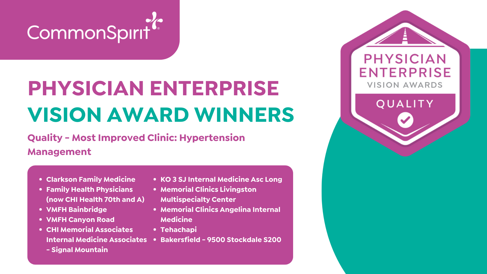 quality - most improved clinic hypertension management